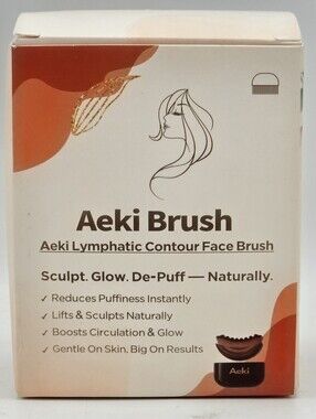 Aeki Lymphatic Contour Face Brush - Reduces Puffiness & Restores Definition